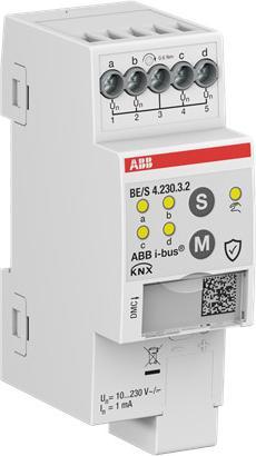 Actual product image ABB BINARY INPUT 4F 10-230V M.BED (BE/S 4.230.3.2)