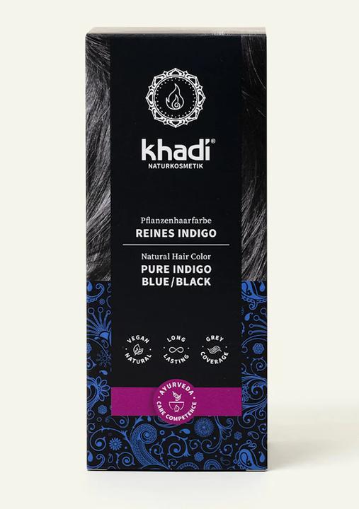 Produktbild Khadi Pflanzenhaarfarbe Reines Indigo (Indigo)