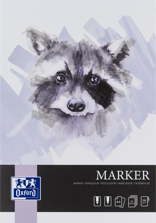 Oxford Markerblock (A4, Plain, Soft cover)