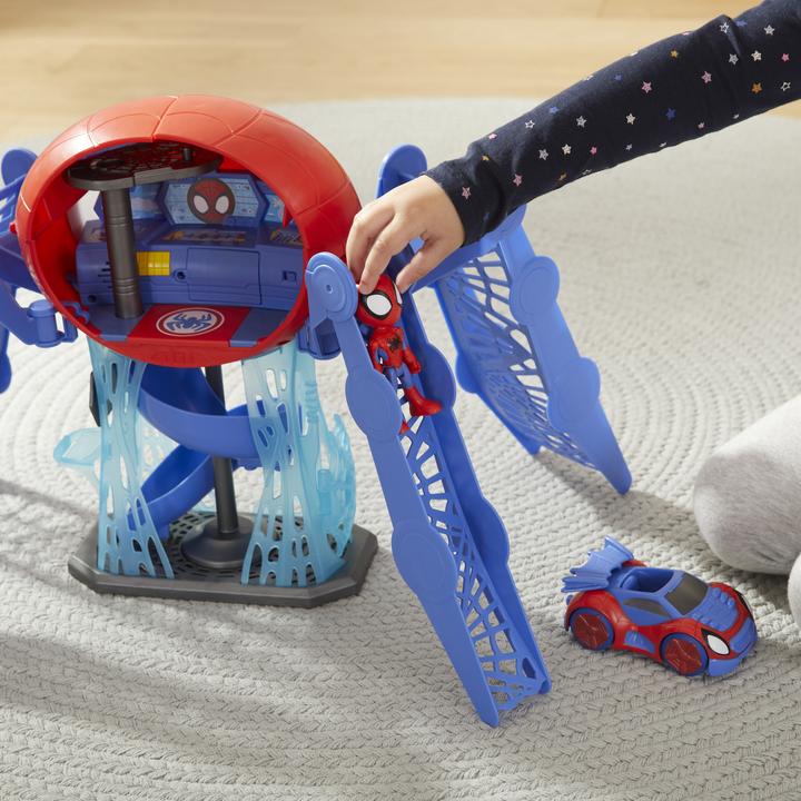 Actual product image Hasbro Spidey and His Amazing Friends Web-Quarters Playset