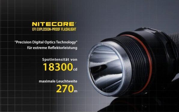 Immagine prodotto Nitecore EF1 (15.22 cm, 830 lm)