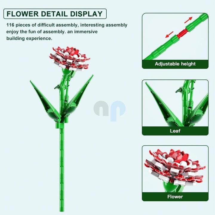 Actual product image Mould King Country Carnation