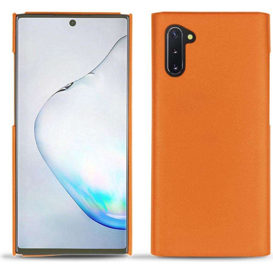 Noreve Lederschutzhülle (Samsung Galaxy Note 10), Smartphone Hülle, Orange