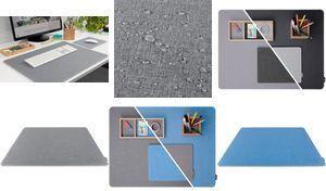 Image du produit Sigel Sous-main Eyestyle, gris clair-noir, couche intermédiaire et coutures blanches, PET recyclé, PP recy