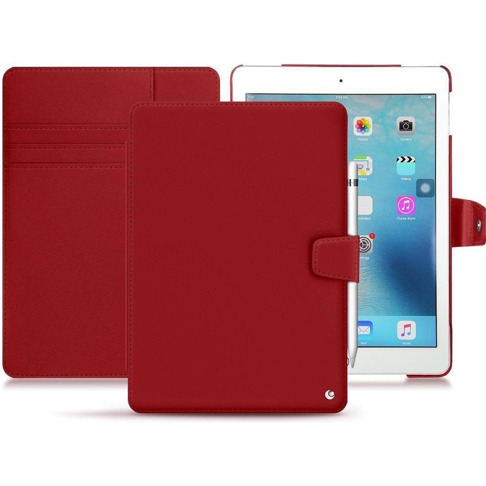 Noreve Lederschutzhülle Wallet (iPad 9.7), Tablet Hülle, Rot