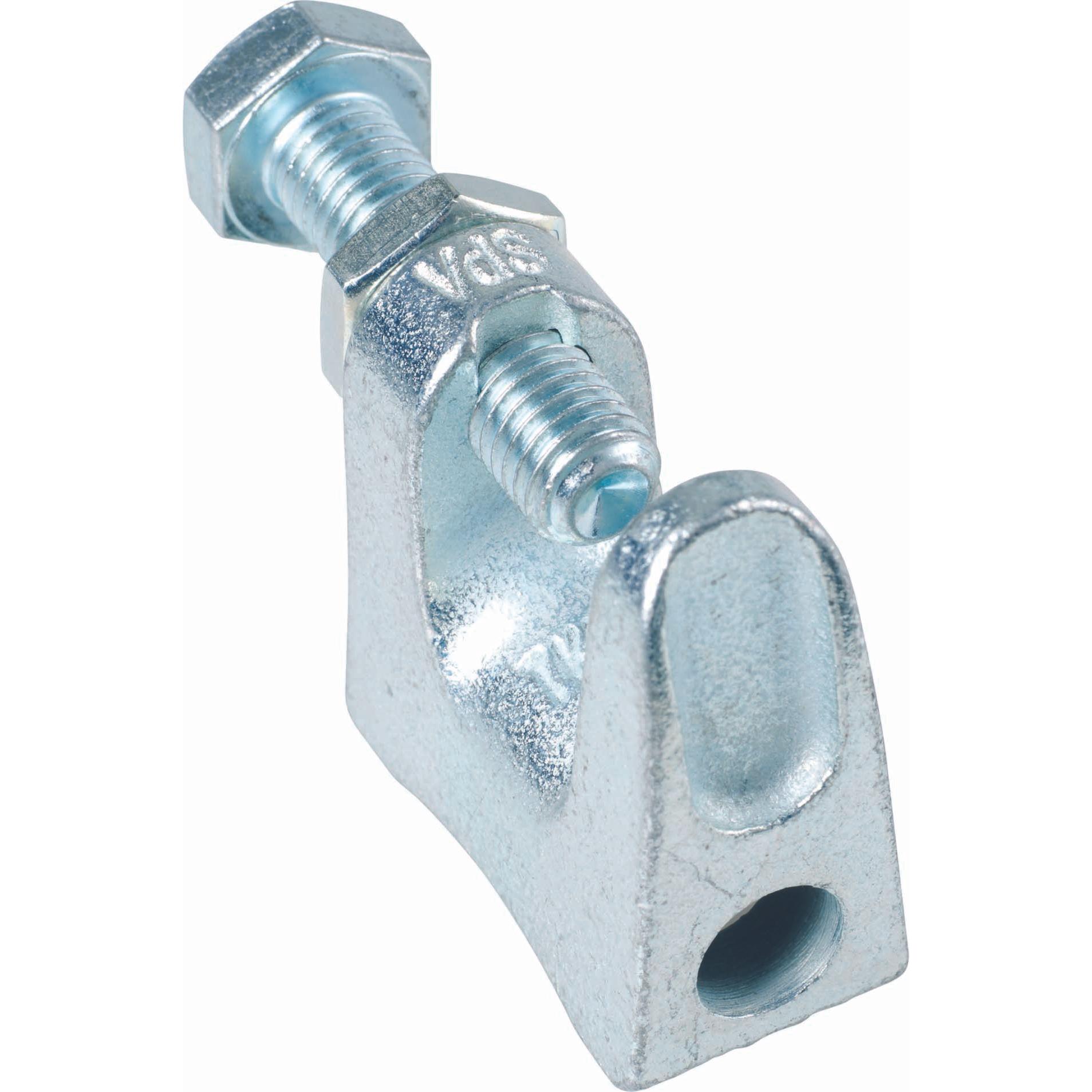 Niedax NIE FC-8T E-KLIPS Schraubklemme T 1-19mm DM8 Stahl galv.verzinkt, Elektronikzubehör + Gehäuse, Silber