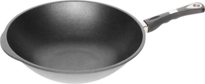 Produktbild AMT Induktions-Wok D36cm, H11cm mit Stiel (36 cm, Wok Pfanne)