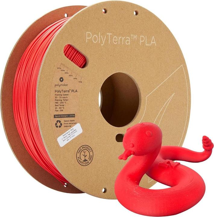 Actual product image Polymaker PolyTerra (PLA, 1.75 mm, 1000 g)