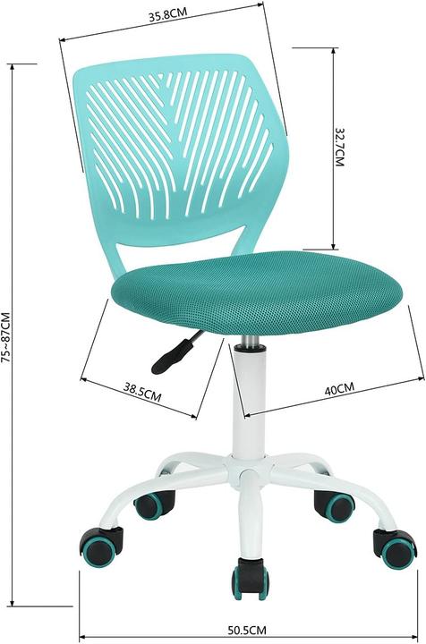 Produktbild Homy Casa Schreibtischstuhl (40 - 50 cm)