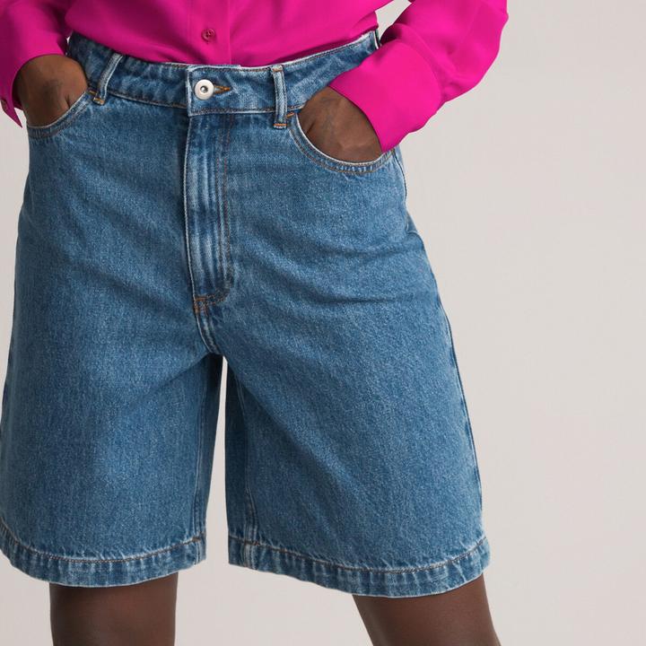 Actual product image La Redoute Collections Jean shorts