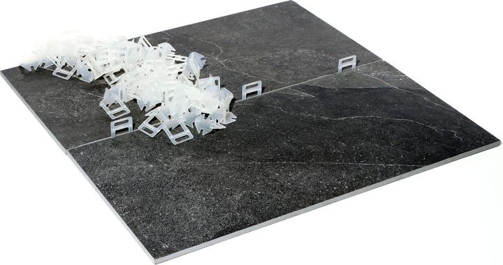 Image du produit XPOtool Croisillon autonivelant Largeur Fente 2,0mm 100 pcs. Pose Carrelage Dalle Outil Nivellement