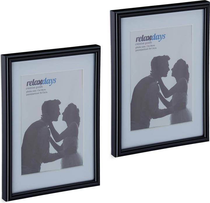 Immagine prodotto Relaxdays 2x cornici (13 x 18 cm)