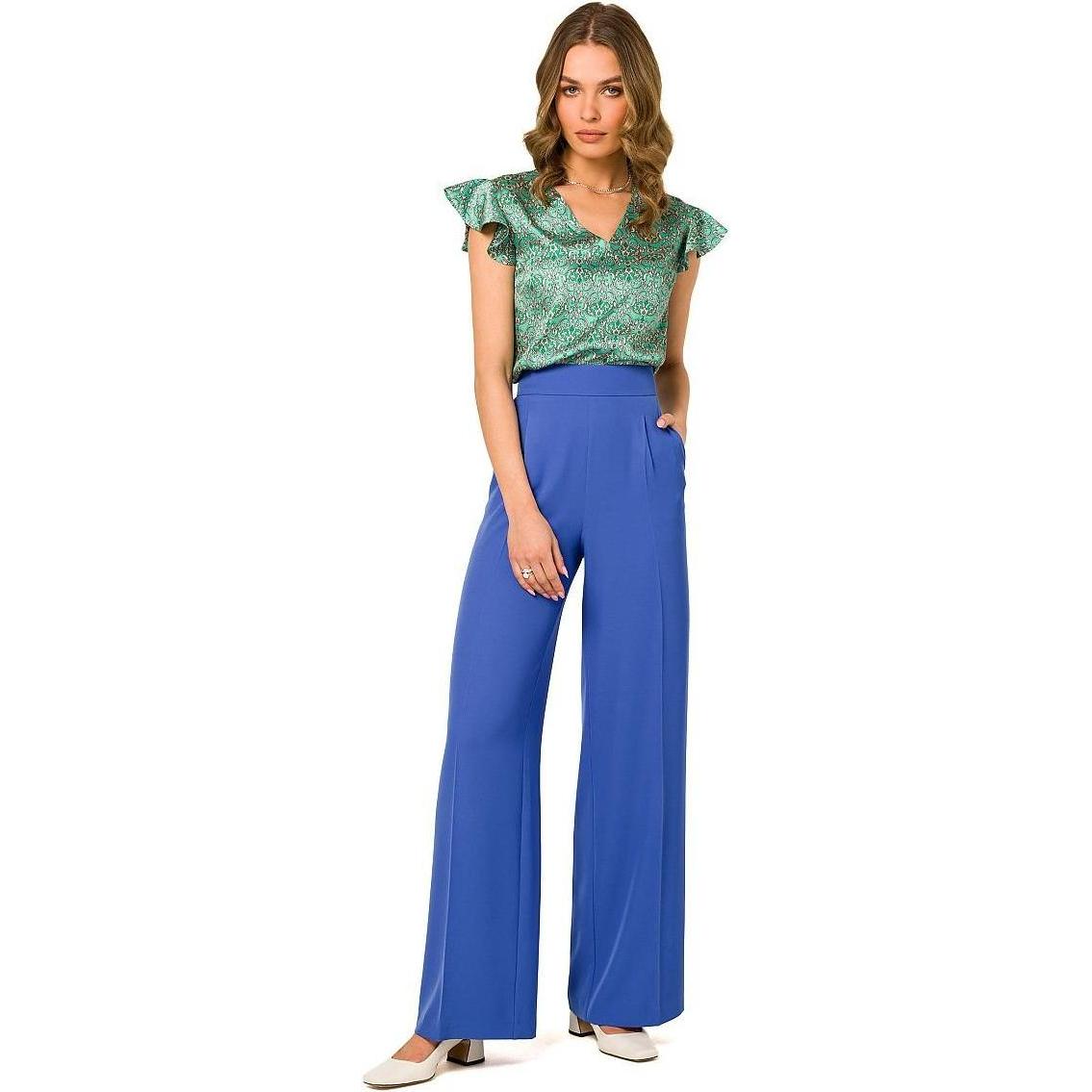 Stylove, Damen, Hosen, Damen Hose, Blau, (XXL)