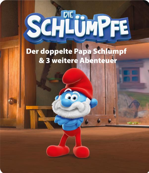Produktbild Tonies Audiosystem Hörfigur Die Schlümpfe: Der doppelte Papa Schlumpf & 3 weitere Abenteuer (Deutsch)
