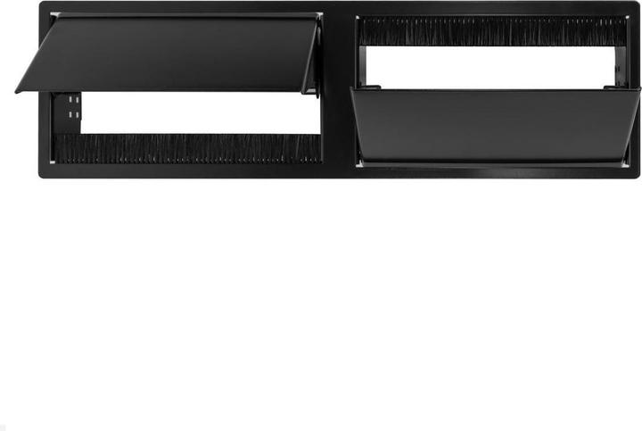 Produktbild Bachmann CONI DUO Einbaurahmen kurz, 2x 3-fach (911.047) schwarz (2 x)