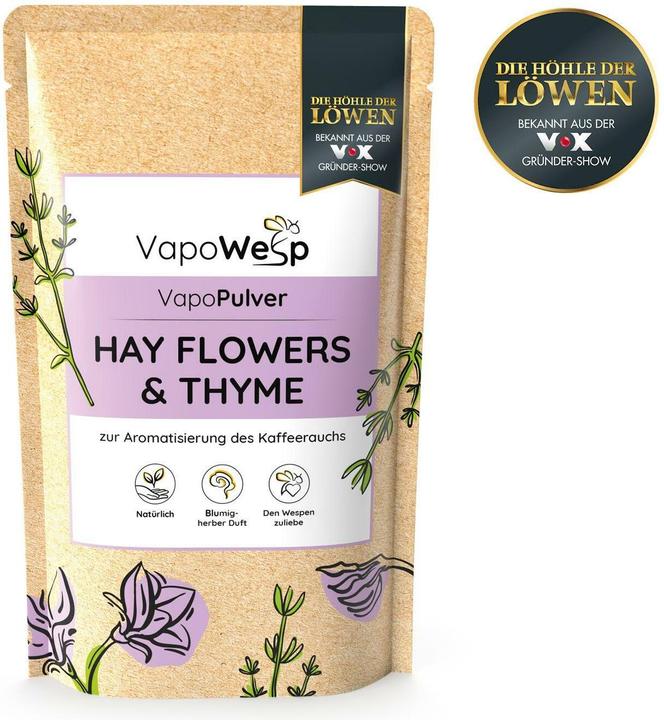 Actual product image Vapowesp Substitute herbs hay flowers & thyme, 100 g