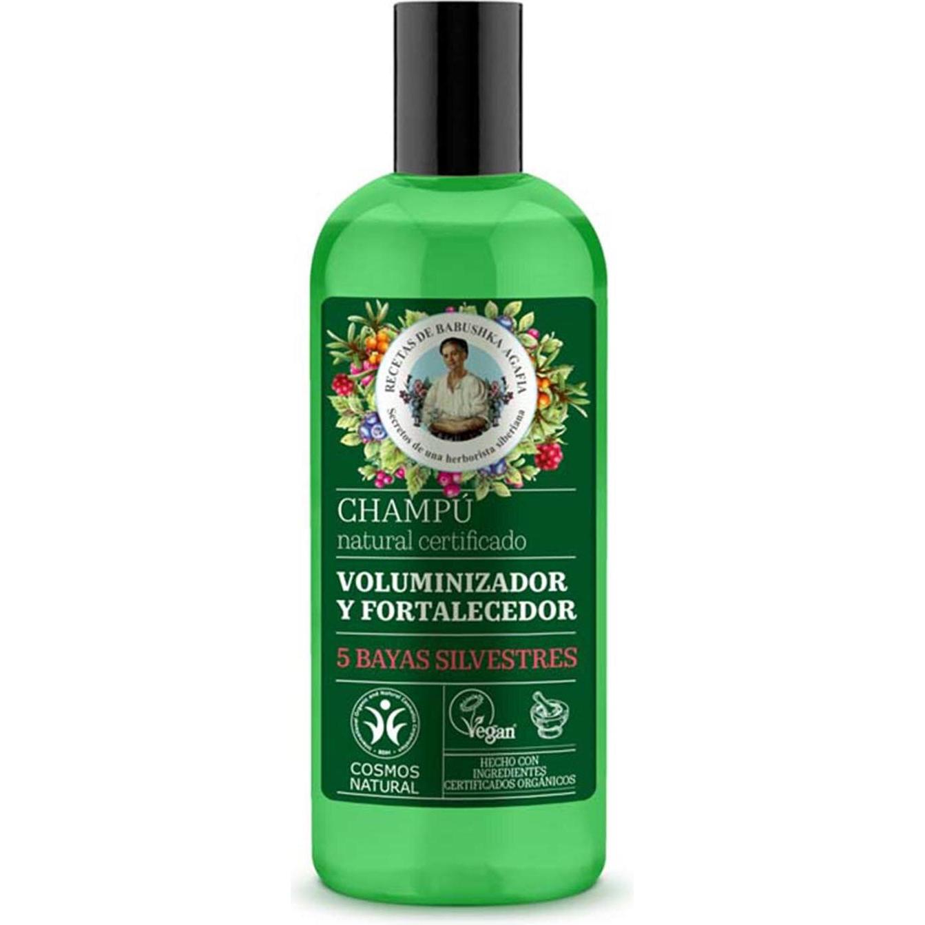 Babushka Agafia, Shampoo, Veganes Volumen- und Stärkungsshampoo 260ml (260 ml)