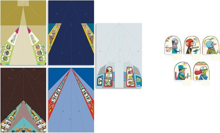 Actual product image Djeco Airplane leaflets book