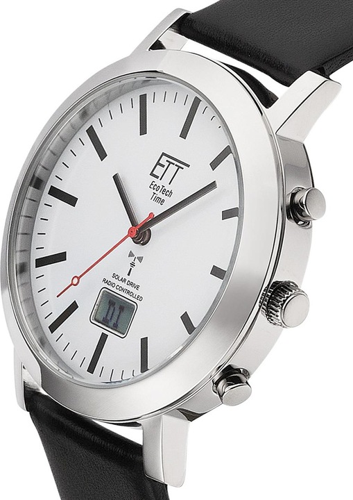 Produktbild ETT EGS-11577-11L Herrenuhr Solar Funkuhr 41mm 5ATM (Funkuhr, 41 mm)