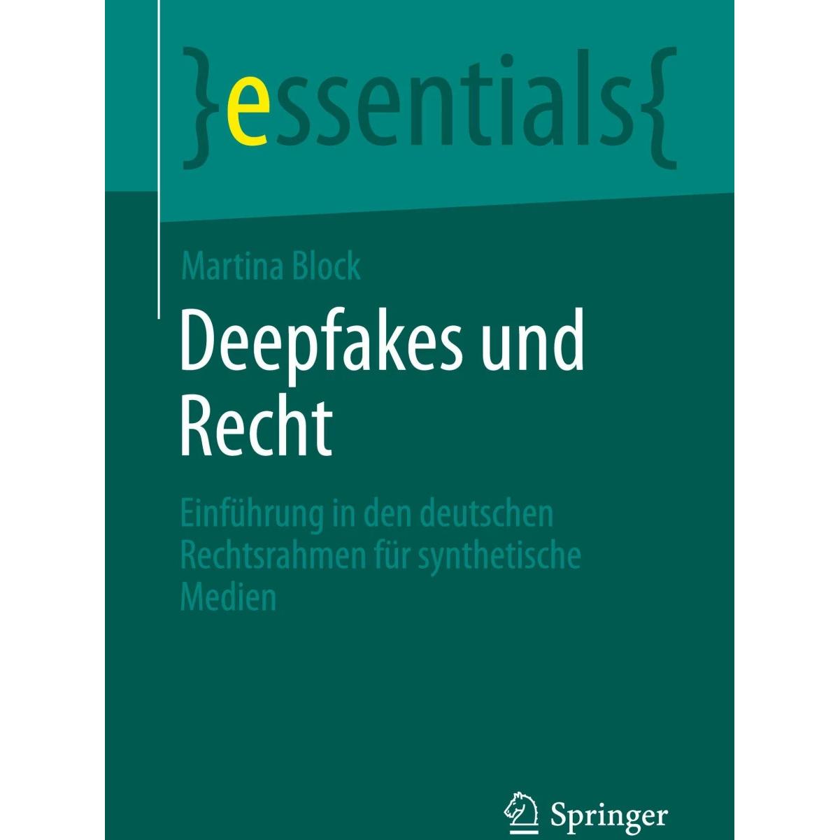 Thumbnail - Deepfakes und Recht, Fachbücher von Martina Block