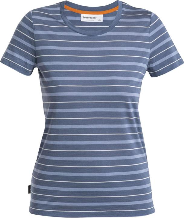 Actual product image Icebreaker Women Merino Wave SS Tee Stripe (M)