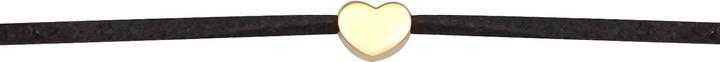 Produktbild Elli Halskette Choker Herz Satinband 925 Silber (925er Sterling Silber, Kunstleder, No Stein)