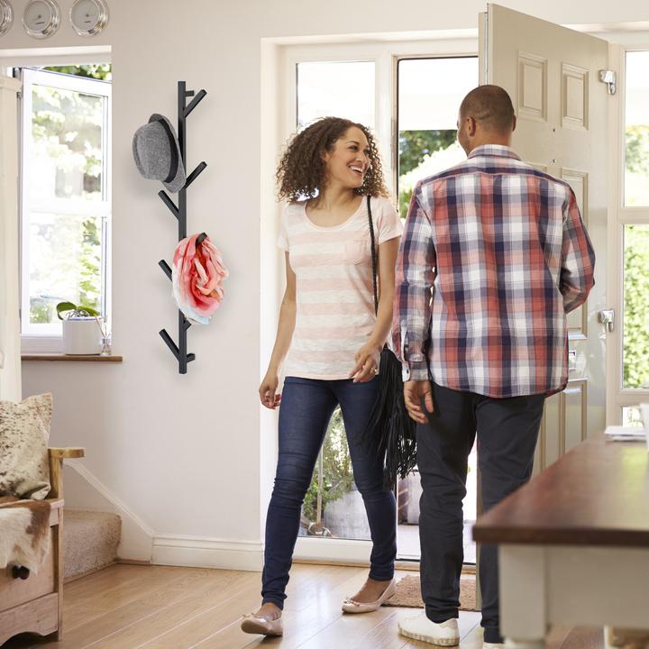 Actual product image Relaxdays Wall coat rack