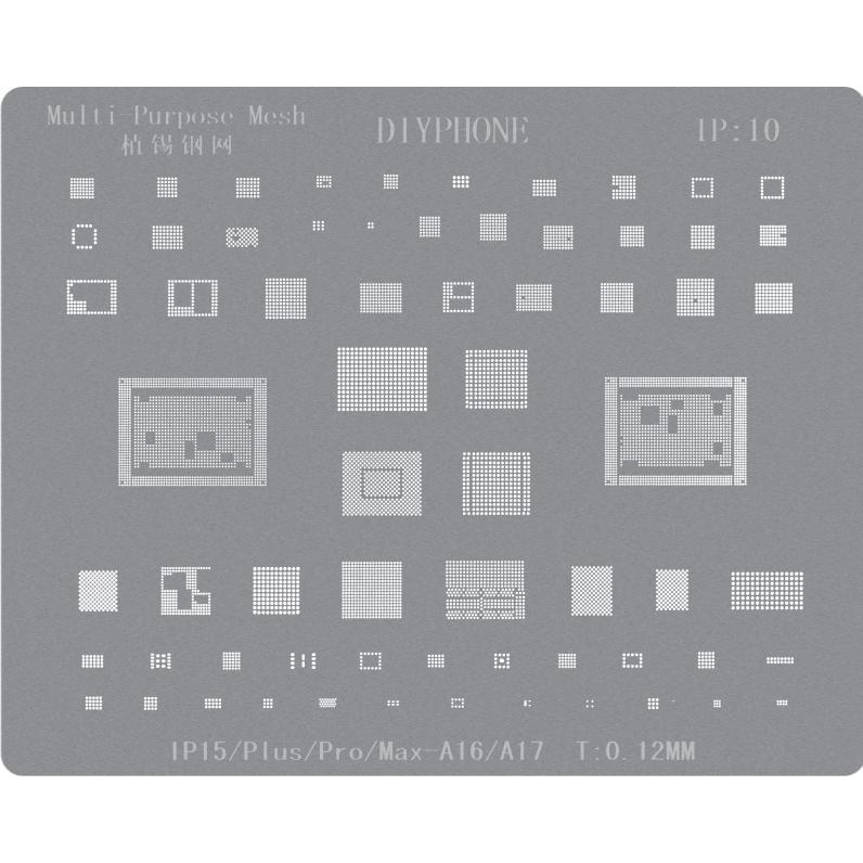 DIYPhone Bumblebee Stencil fur iPhone 15 Series (Apple iPhone 15, Apple iPhone 15 Plus, Apple iPhone 15 Pro, Apple iPhone 15 Pro Max), Pezzi di ricamb