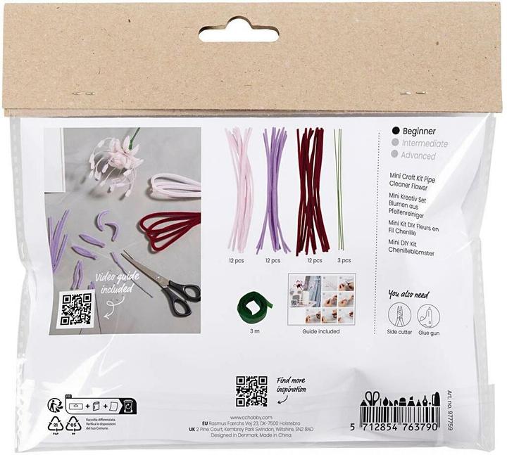 Actual product image Creativ Company Bastelset Spinnenlilie, Chenilledraht Mini