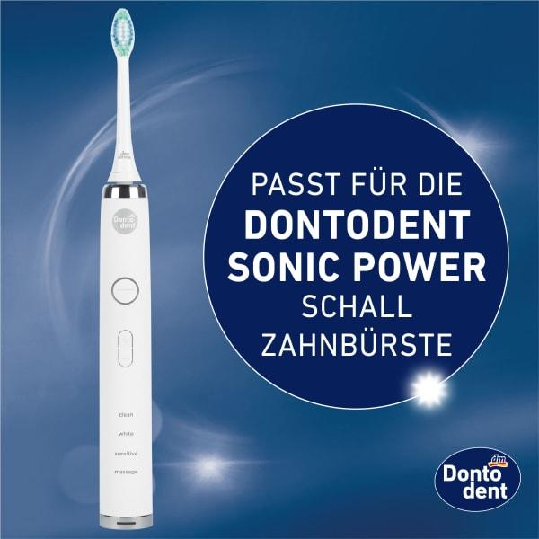 Actual product image dm Dontodent Universal attachment brushes Sonic Pro Clean (3 x)