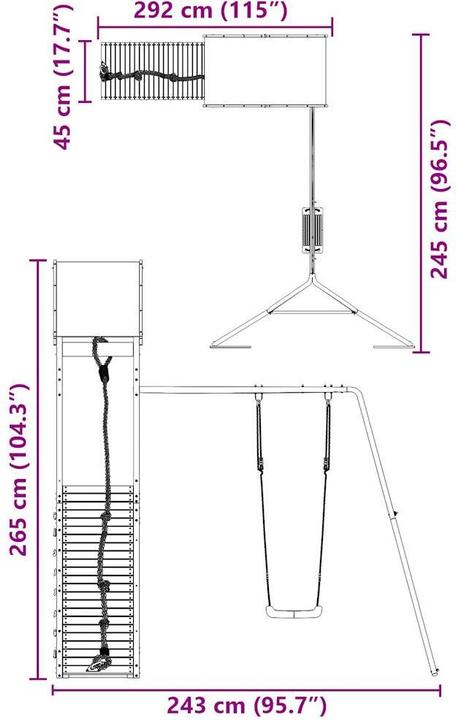 Immagine prodotto vidaXL Spielturm