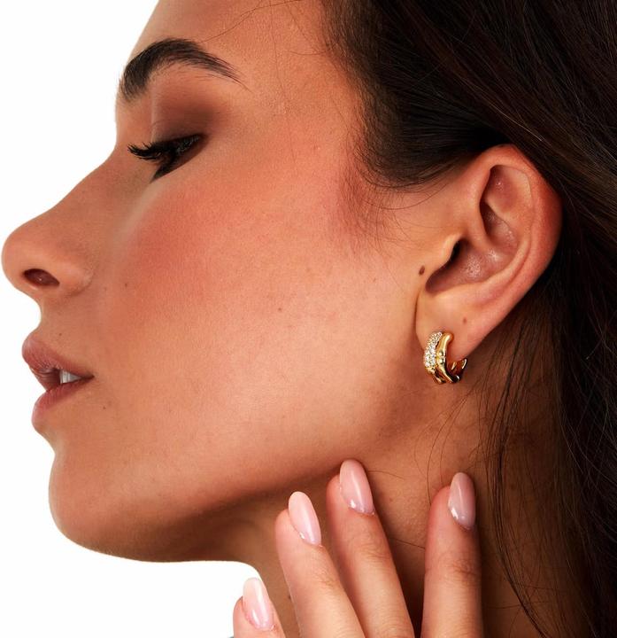 Immagine prodotto Morellato Eleganti orecchini Essenza SAWA17 in argento riciclato e placcato oro (Argento 925)