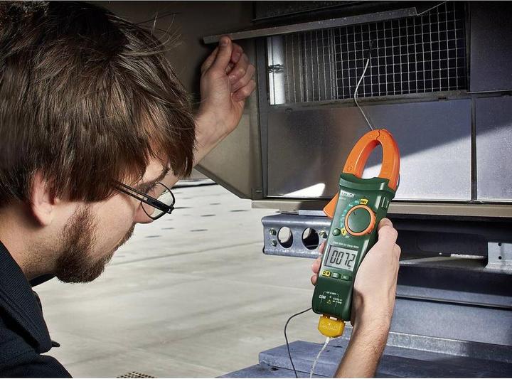 Actual product image Extech Hand multimeter, current clamp di (CAT III 600V)
