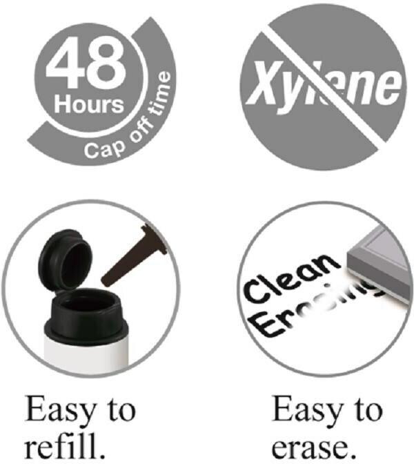 Image du produit Faber-Castell Marqueur Tableau blanc W20 (Noir, 2 mm, 1 x)