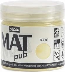Actual product image Pebeo Acrylic Mat Pub (Ivory beige, 140 ml)