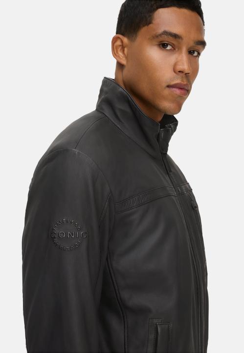 Immagine prodotto Camel Active Lederjacke mit Stehkragen (52)