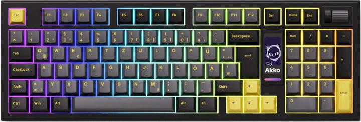 Produktbild Akko 5098B PlusBlack and Gold Gaming Tastatur mit Diplay - V3 Piano Pro (DE, Kabelgebunden, Kabellos)