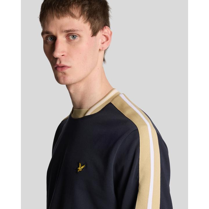 Actual product image Lyle and Scott Contrast Stripe Sweatshirt (XL)