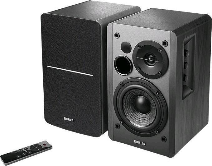 Productafbeelding Edifier Gevoede Bluetooth boekenplankluidsprekers R1280DBS Zwart, Bluetooth, Draadloze verbinding (1 paar, 42 W)