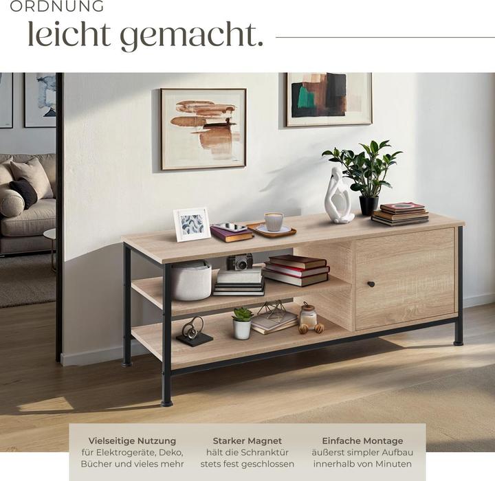 Image du produit tectake Meuble bas Durban 110x40x45,5cm