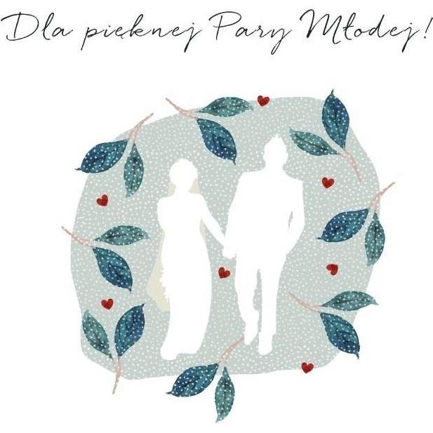 Clear Creation, Biglietto di auguri + Carta da lettere, Swarovski quadratische Karte CL4517 PO Hochzeit Braut und Bräutigam