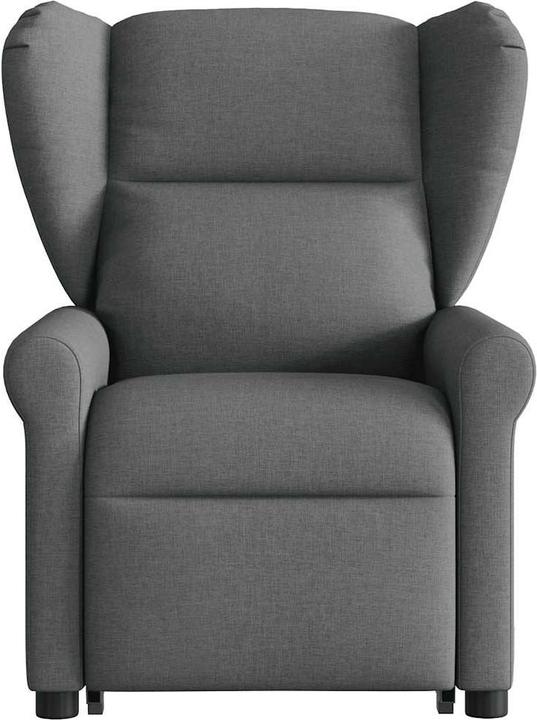 Image du produit vidaXL Fauteuil de massage électrique avec fonction releveur Gris foncé Tissu