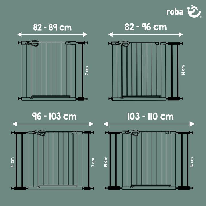 Produktbild Roba Türschutzgitter Metall (75 - 82 cm)