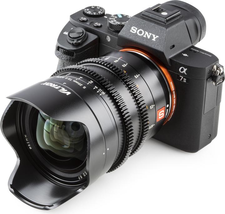 Actual product image Viltrox E-20mm T2.0 S Full Frame, Manual focus Cine lens for Sony E mount, 20mm/T2.0 (Sony E, APS-C / DX)
