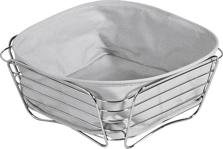 Produktbild Kesper Silber, 26 x 26 x 11 cm Brot-& Obstkorb aus Edelstahl in grau