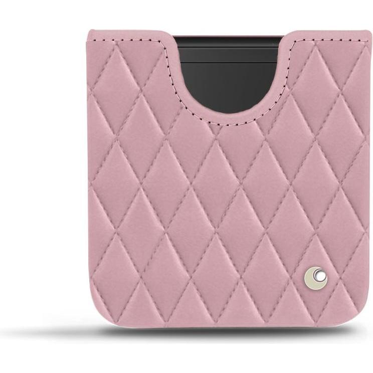 Noreve Lederschutzhülle (Samsung Galaxy Z Flip), Smartphone Hülle, Rosa