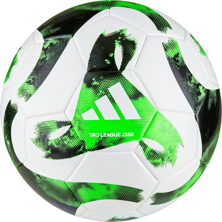 Actual product image adidas Tiro Junior 350 League Football White-Green HT2427 (4) (4)
