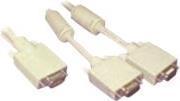 Produktbild MicroConnect VGA Y-splitter 1 to 2, passive (0.30 m, VGA)