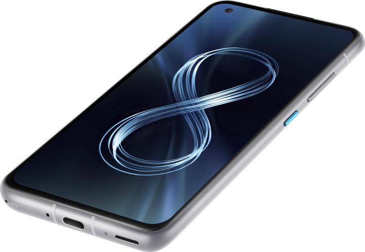 Actual product image ASUS Zenfone 8 (8GB) (128 GB, Horizon Silver, 5.92", Dual SIM, 64 Mpx, 5G)