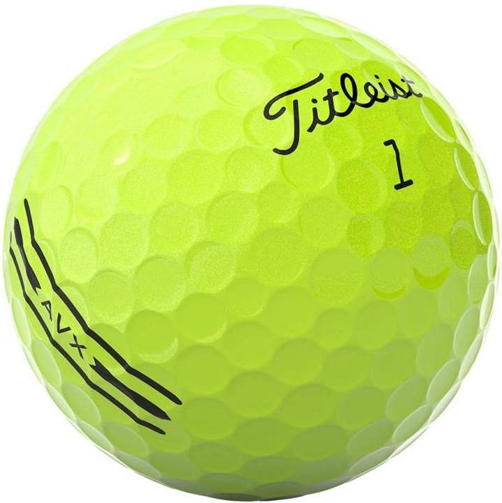 Actual product image Titleist AVX yellow (2024)